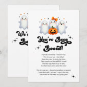 Je Bent Geboeid Halloween Buurtspelkaart Kaart (Voorkant / Achterkant)