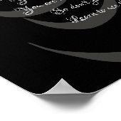 Je bent geboren met vleugels Rumi wijsheid Poster (Hoek)