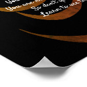 Je bent geboren met vleugels Rumi wijsheid Poster (Hoek)