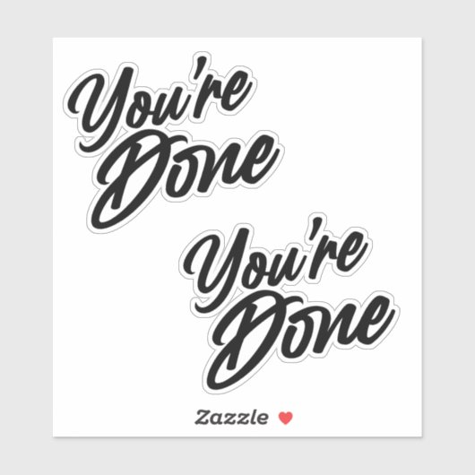 Je bent Gedaane stickers (Vel)