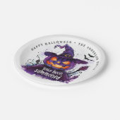 Je bent gedagvaard als Paarse pompoenheks Papieren Bordje (Gekanteld)