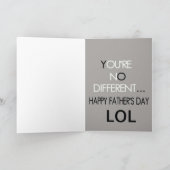 Je bent geen andere Vaderdag-Kaart Kaart (Binnen)