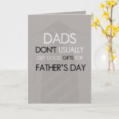 Je bent geen andere Vaderdag-Kaart Kaart (Gele Bloem)