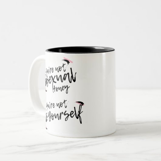 Je bent geen biseksueel, je bent Bi-jezelf Mok (Voorkant links)