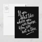 Je bent geen boom - Inspirerend Kaart (Voorkant / Achterkant)