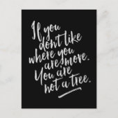 Je bent geen boom - Inspirerend Kaart (Voorkant)