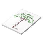 Je bent geen boom! - Jim Rohn Notitieblok (Linkerzijde)