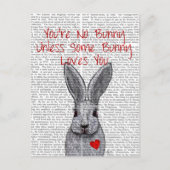 Je bent geen Bunny Briefkaart (Voorkant)