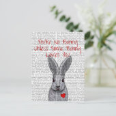 Je bent geen Bunny Briefkaart (Staand voorkant)