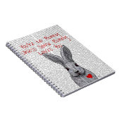 Je bent geen Bunny Notitieboek (Rechterzijde)