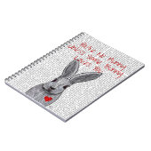 Je bent geen Bunny Notitieboek (Linkerzijde)