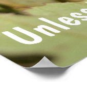 Je bent geen Catfish Crazy Catalpa Worms Poster (Hoek)