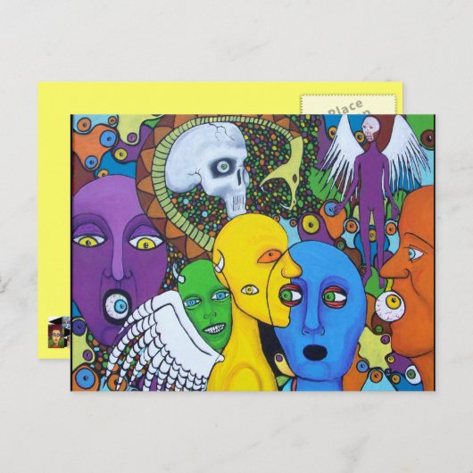 Je bent geen engel briefkaart (Voorkant / Achterkant)