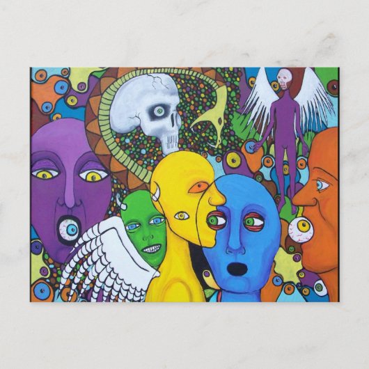 Je bent geen engel briefkaart (Voorkant)