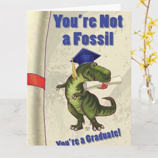 Je bent geen Fossil Kaart (Gele Bloem)