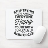 Je bent geen gegeneraliseerde herkenner muismat (Met muis)