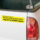Je bent geen griet bumpersticker (Op Truck)