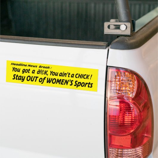 Je bent geen griet bumpersticker (Op Truck)