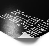 Je bent geen speciale sneeuwvlok foto afdruk (Hoek)