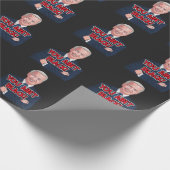 Je bent geen zwart grappig joe biden verpakkingspa cadeaupapier (Hoek)