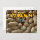 Je bent gek! briefkaart (Voorkant / Achterkant)