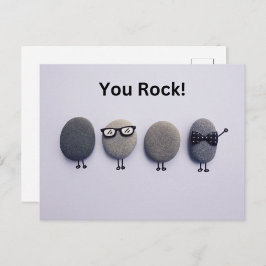 Je bent gek! briefkaart (Voorkant / Achterkant)