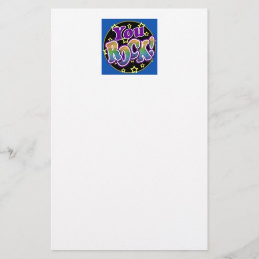 Je bent gek! briefpapier (Voorkant)