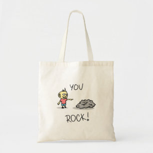 Je bent gek! Cartoon. Tote Bag