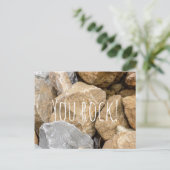 Je bent gek! Een grappige optimistische Briefkaart (Staand voorkant)