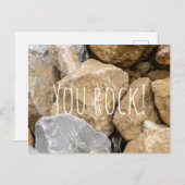 Je bent gek! Een grappige optimistische Briefkaart (Voorkant / Achterkant)