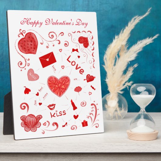 Je bent gek. Fijne Valentijnsdag voor vrienden Fotoplaat (Zijkant)