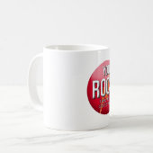 Je bent gek! Hou het goede werk op! mok koffie (Voorkant links)