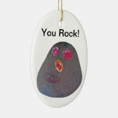 Je bent gek! keramisch ornament (Rechts)