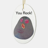 Je bent gek! keramisch ornament (Links)