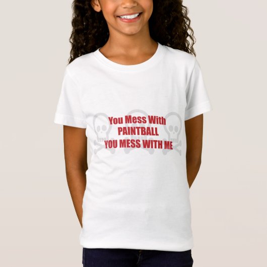 Je bent gek met Paintball.. T-shirt (Voorkant)