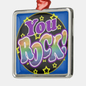 Je bent gek! metalen ornament (Links)