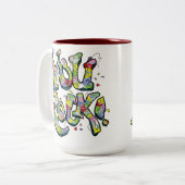 Je bent gek! Mok (Voorkant links)