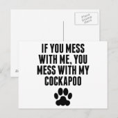 Je bent gek op mijn Cockapoo Briefkaart (Voorkant / Achterkant)