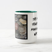 Je bent gek! tweekleurige koffiemok (Center)