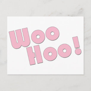 Je bent gek! WooHoo! Briefkaart