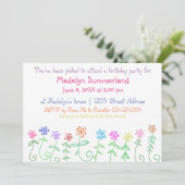 Je bent gekozen - 5x7 Meisjes verjaardagsuitnodigi Kaart (Staand voorkant)