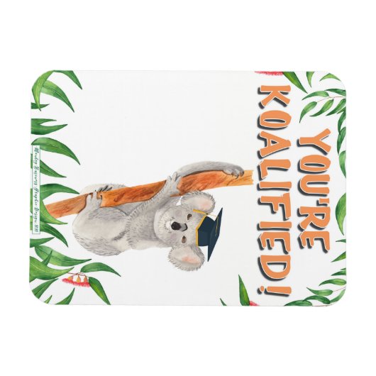 JE BENT GEKWALIFICEERD! flexibele Foto magneet (Horizontaal)