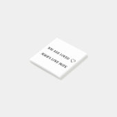 Je bent geliefd – Aangepaste bevestiging Sticky No Post-it® Notes (Schuin)