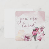 Je bent geliefd - Affirmatie Kaart (Voorkant / Achterkant)