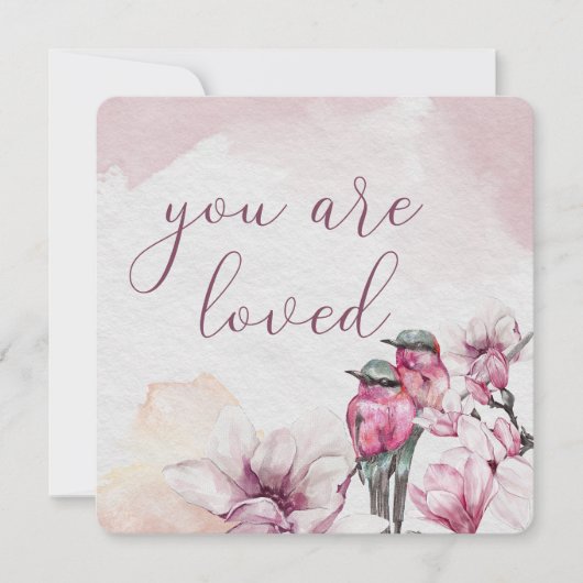 Je bent geliefd - Affirmatie Kaart (Voorkant)