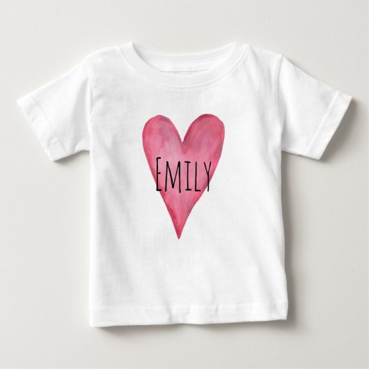 Je bent geliefd baby meisje T-shirt (Voorkant)