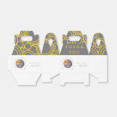 Je bent geliefd bij het Moon Stars Baby shower Bedankdoosjes (Uitgevouwen)