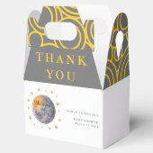 Je bent geliefd bij het Moon Stars Baby shower Bedankdoosjes (Geopend)