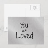 Je bent geliefd briefkaart (Voorkant / Achterkant)