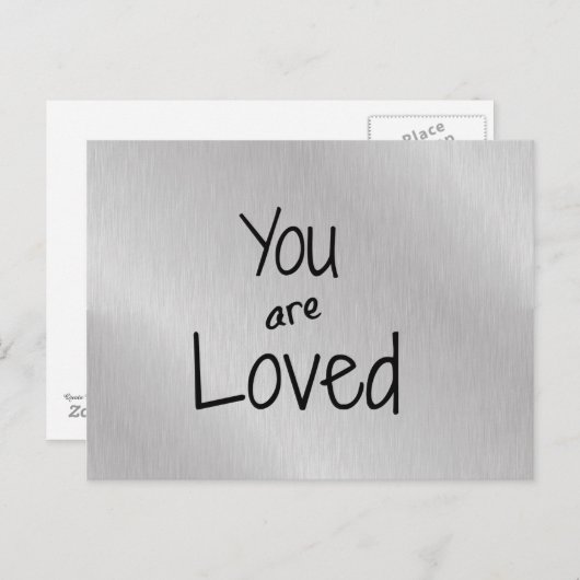 Je bent geliefd briefkaart (Voorkant / Achterkant)